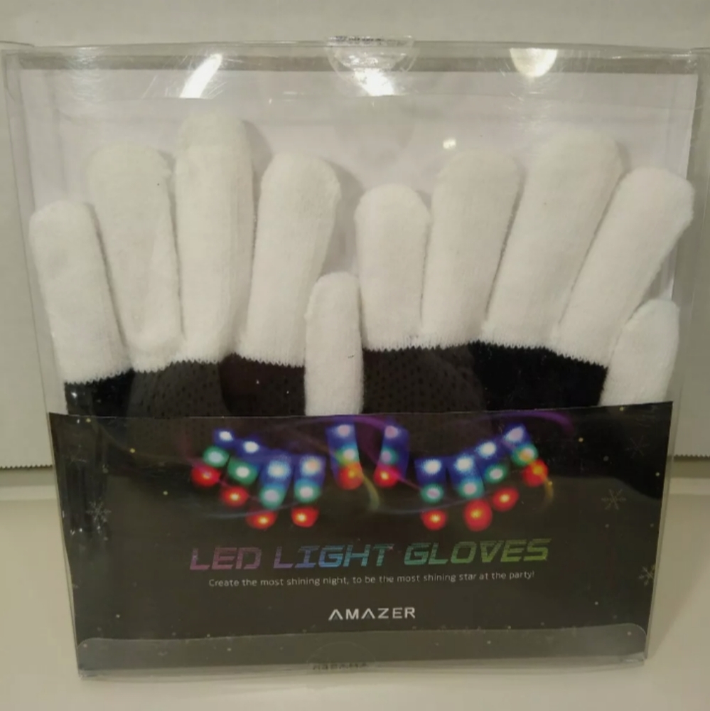 Amazer Kids Light Gloves Kid Children Finger Light